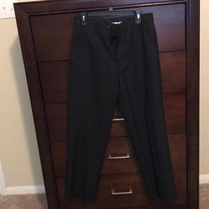 Black dress pants.